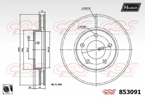 Guide Bolt, brake caliper (71810032)
