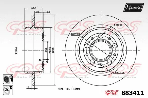 Brake Disc (861290)