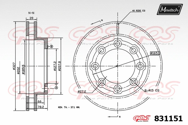 Brake Disc (857137)