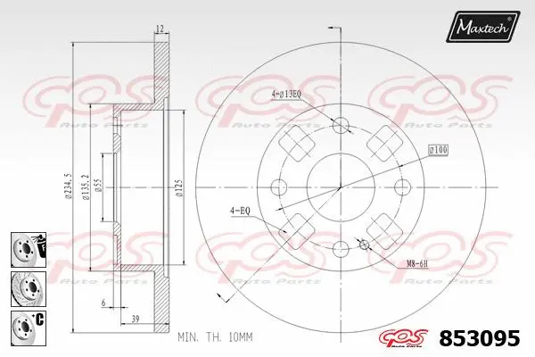 Repair Kit, brake caliper (70200149)