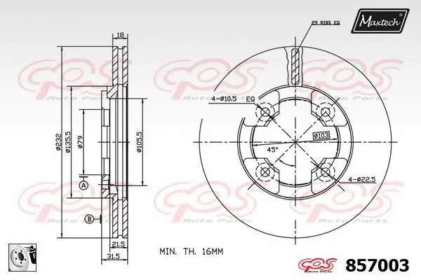 Brake Disc (811169)