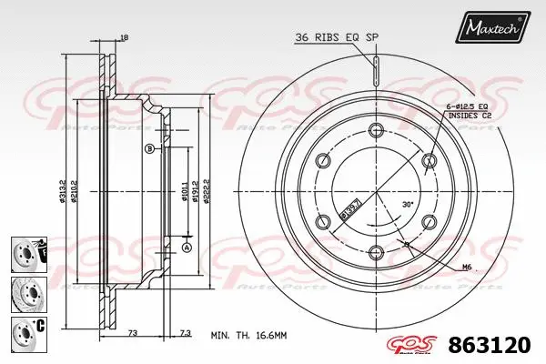 Brake Disc (873086)