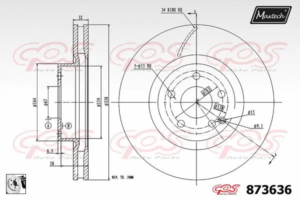 Guide Sleeve Kit, brake caliper (70160021)