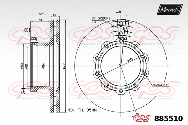 Brake Disc (875614)