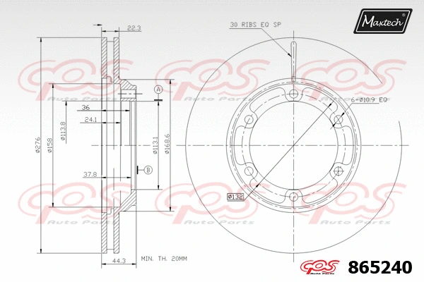 Brake Disc (861118)