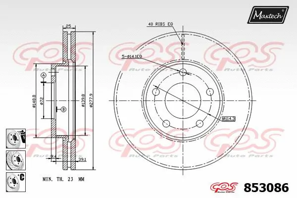 Repair Kit, brake caliper (70200760)