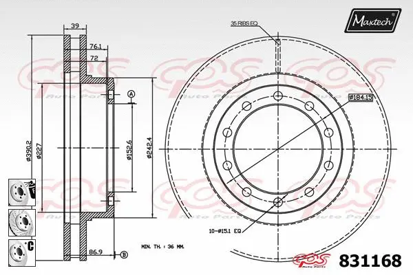 Brake Disc (857140)