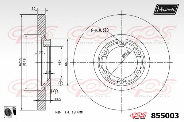Brake Caliper (6284403)