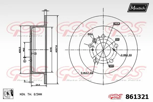 Brake Disc (827016)