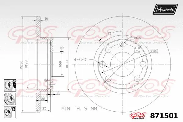 Guide Bolt, brake caliper (71810265)