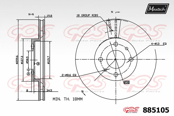 Repair Kit, brake caliper (70200576)