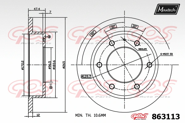 Brake Disc (875304)