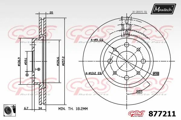 Repair Kit, brake caliper (70200058)