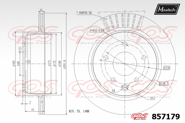 Brake Disc (851036)