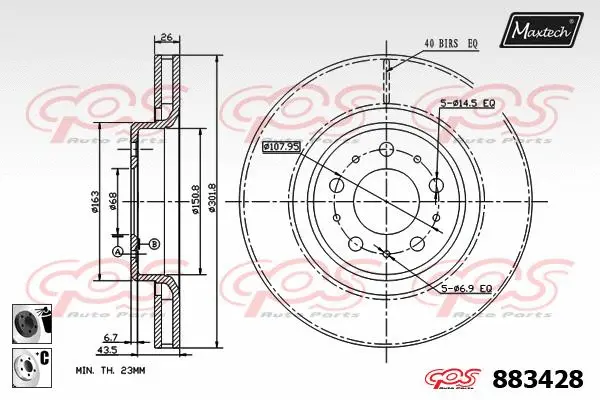 Brake Disc (875324)