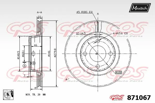 Brake Disc (811242)