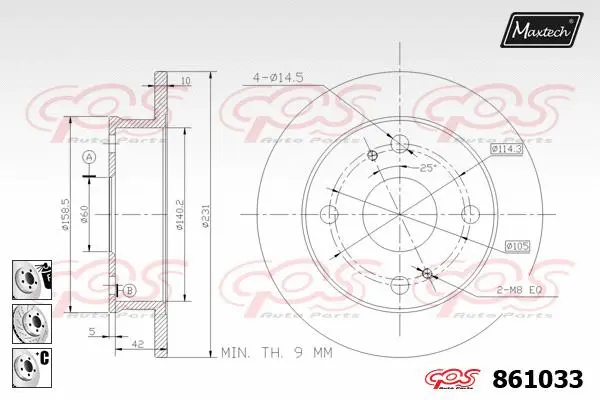 Bolt, brake disc (800111)