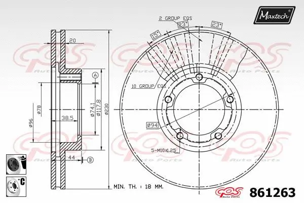 Brake Disc (853038)