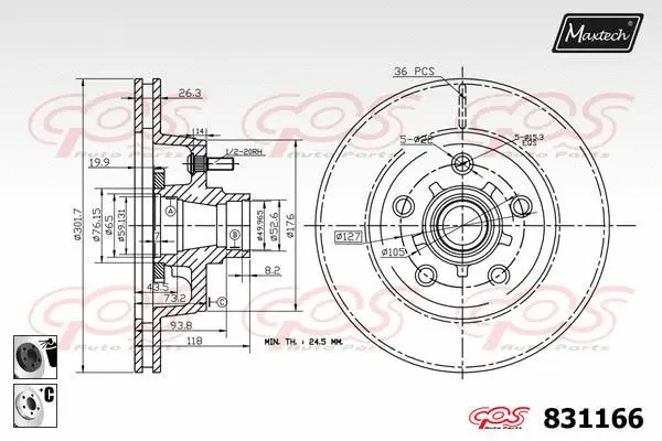 Brake Disc (827026)