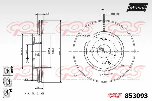 Repair Kit, brake caliper (70200687)