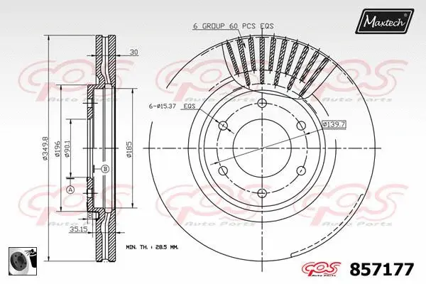 Brake Disc (851035)