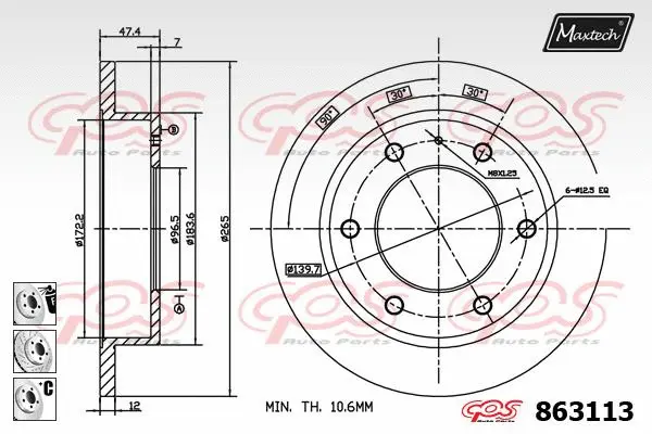 Brake Disc (861243)