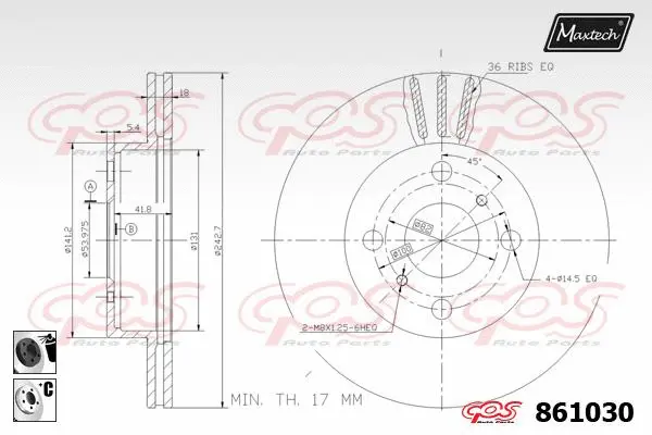 Brake Disc (873591)