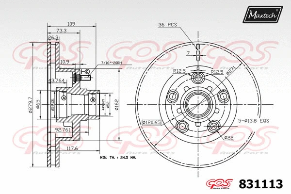 Brake Disc (855101)