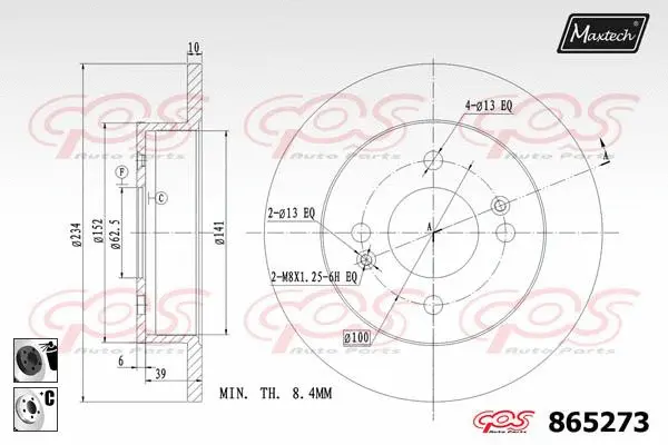 Repair Kit, brake caliper (70200248)