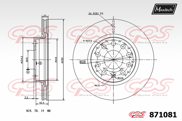 Guide Bolt, brake caliper (71810212)