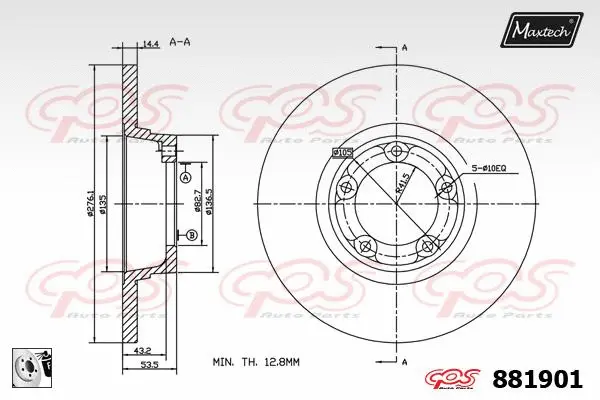 Brake Disc (855090)
