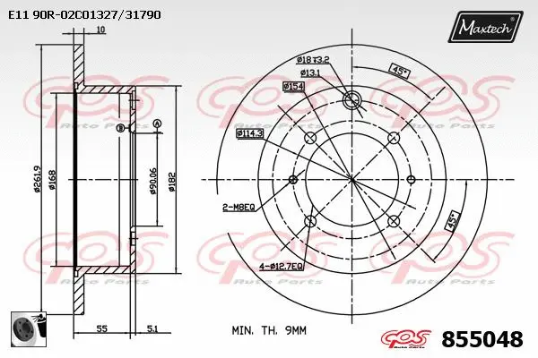 Brake Caliper (6278500)