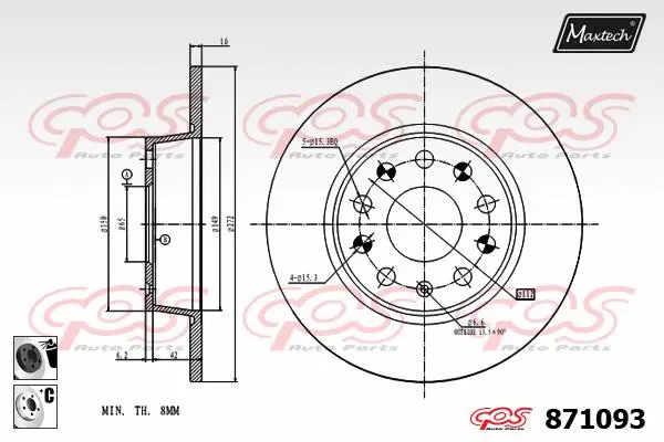 Repair Kit, brake caliper (70200735)