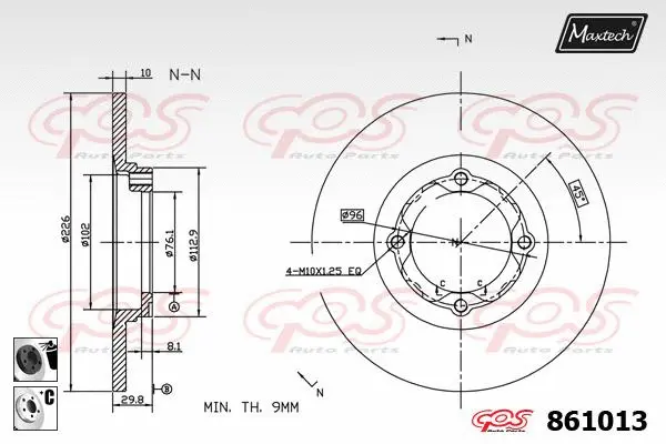 Repair Kit, brake caliper (70200648)