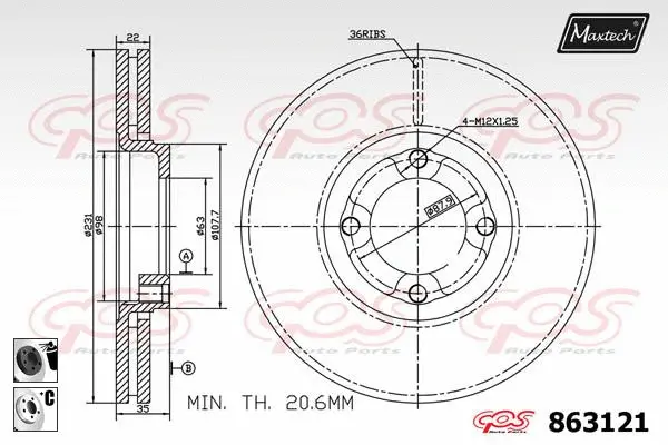 Brake Disc (861265)