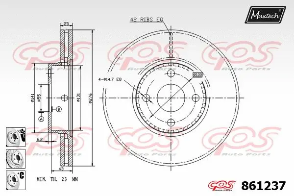 Brake Disc (851142)