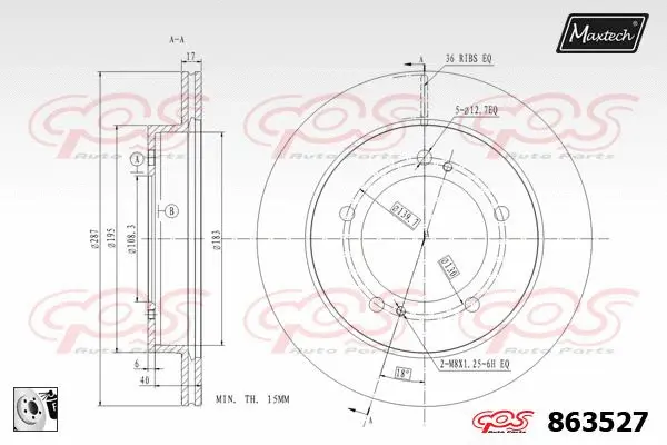 Brake Disc (827044)