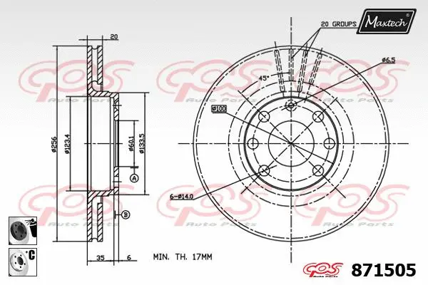 Brake Caliper (6262003)
