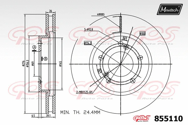 Brake Disc (851034)
