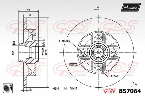 Brake Disc (857112)