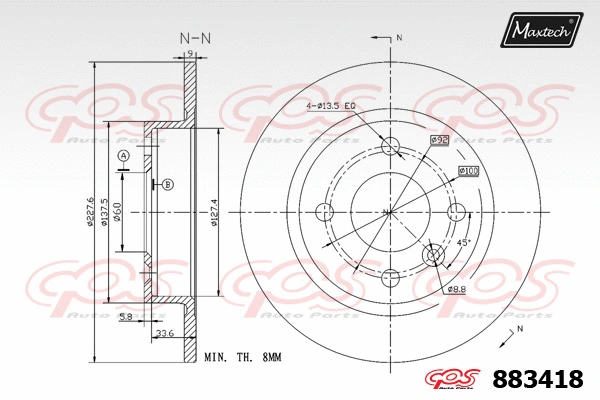 Repair Kit, brake caliper (70200572)