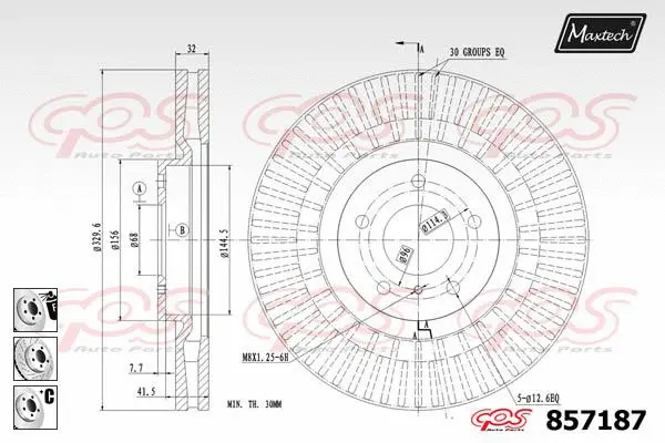 Repair Kit, brake caliper (70200738)