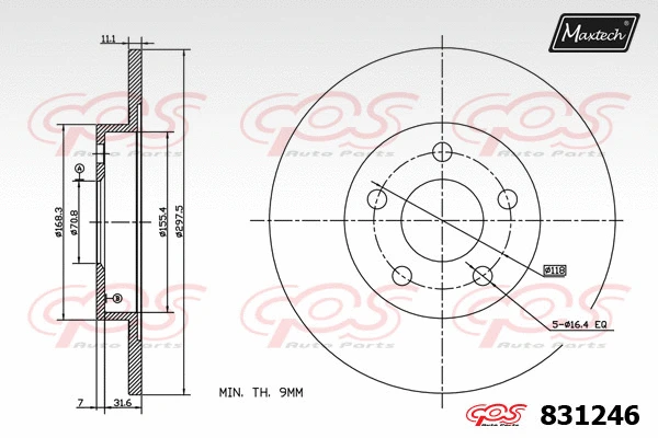 Brake Disc (827046)