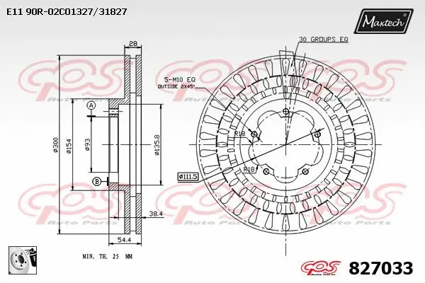 Guide Bolt, brake caliper (71810002)