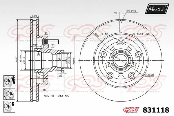Brake Caliper (6266201)