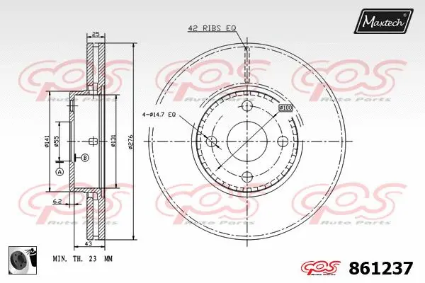 Guide Sleeve Kit, brake caliper (70160006)