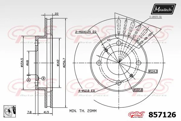 Seal, brake caliper piston (70180363)