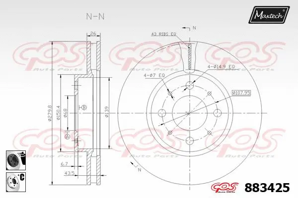 Repair Kit, brake caliper (70200570)