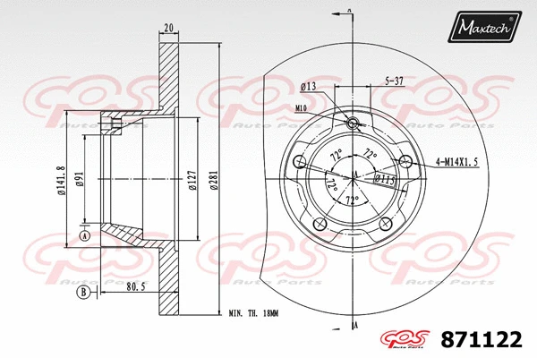 Repair Kit, brake caliper (70203037)