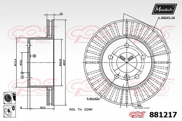 Repair Kit, brake caliper (70200026)